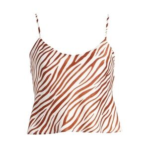 4SI3NNA NWT Mel Zebra Stripe Camisole Nordstroms